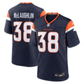 Denver Broncos Jaleel McLaughlin Navy Alternate Game Football Jersey