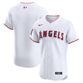 Los Angeles Angels White Home Elite Baseball Jersey