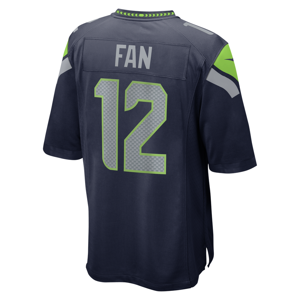 Seattle Seahawks 12s College Navy Team Game Football Jersey
