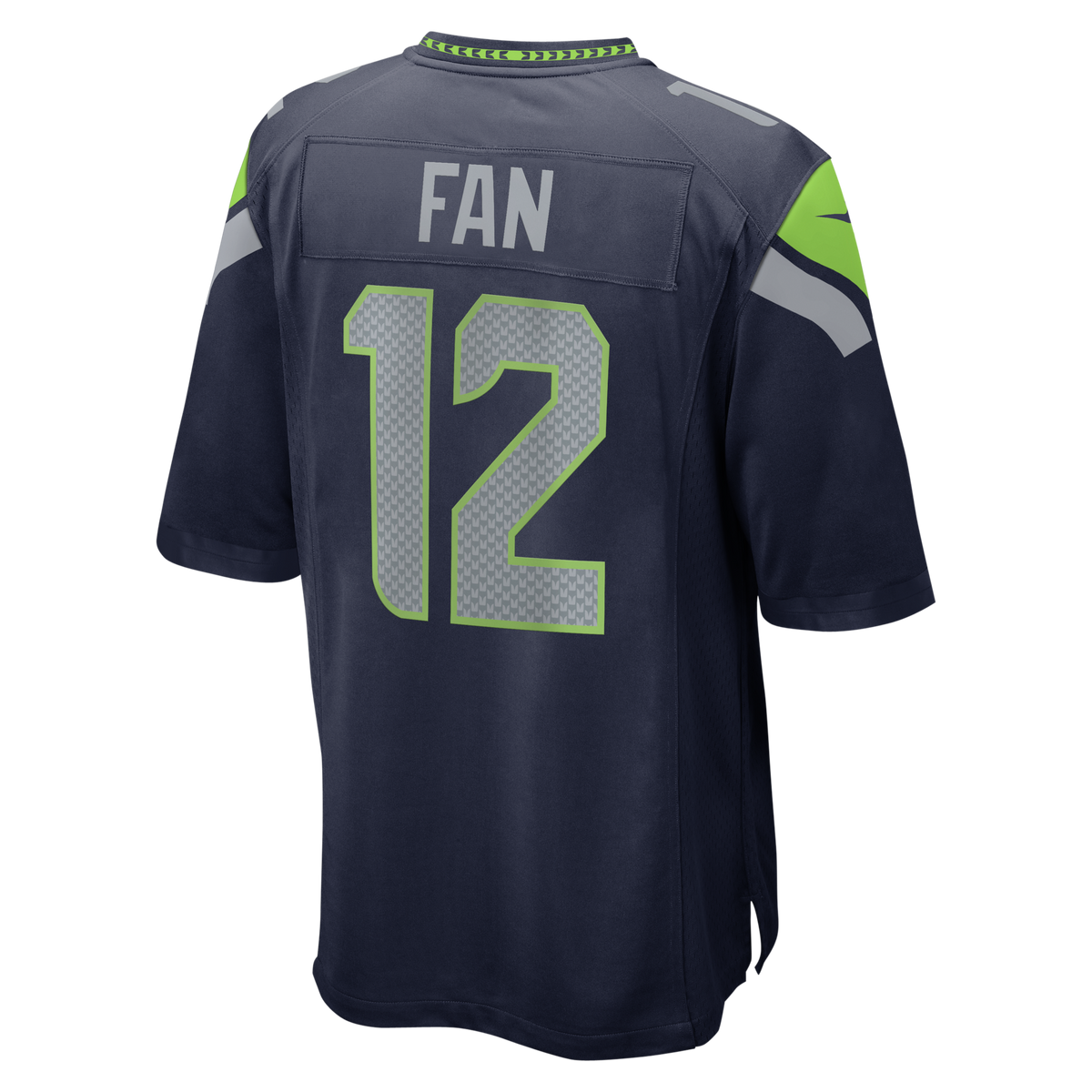 Seattle Seahawks 12s College Navy Team Game Football Jersey