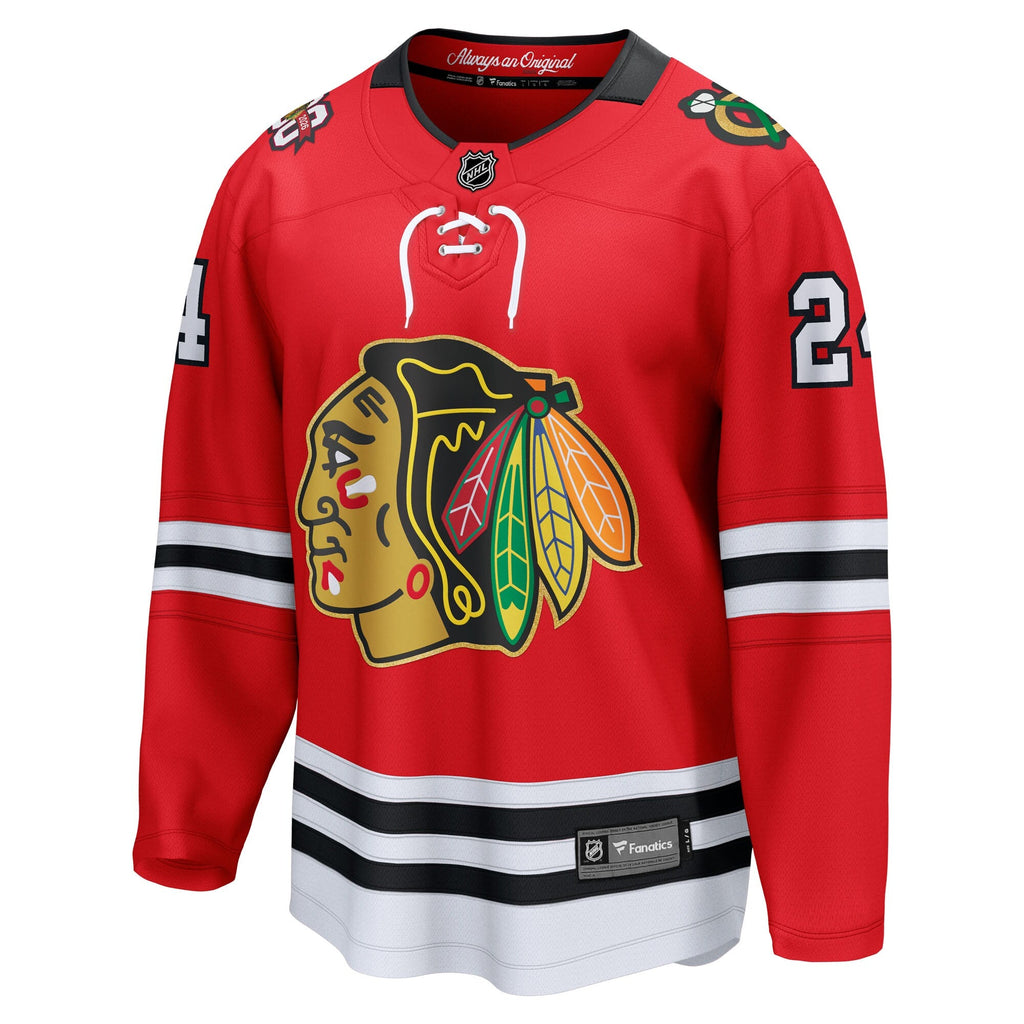 Chicago Blackhawks Sam Lafferty Red Centennial Breakaway Player Hockey Jersey