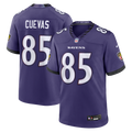 Baltimore Ravens Josh Cuevas Purple Team Game Football Jersey