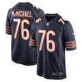 Chicago Bears Steve McMichael Navy Retired Player Game Football Jersey