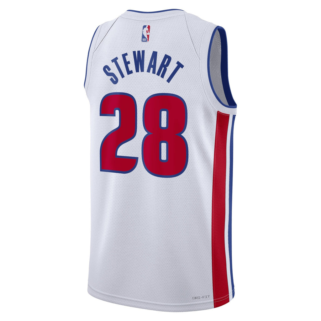 Detroit Pistons Association Edition Swingman Jersey - White - Isaiah Stewart