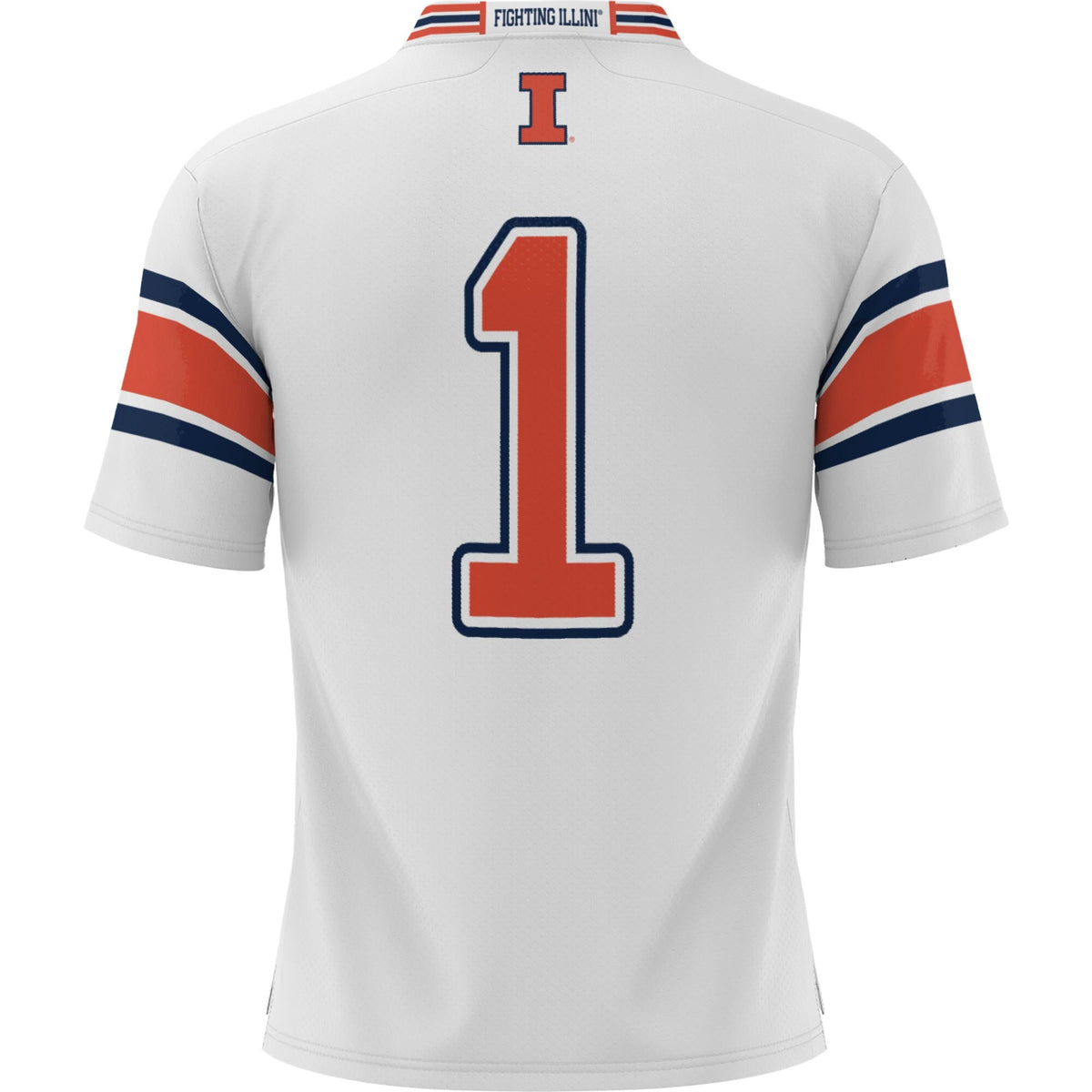 #1 Illinois Fighting Illini Football Jersey - White