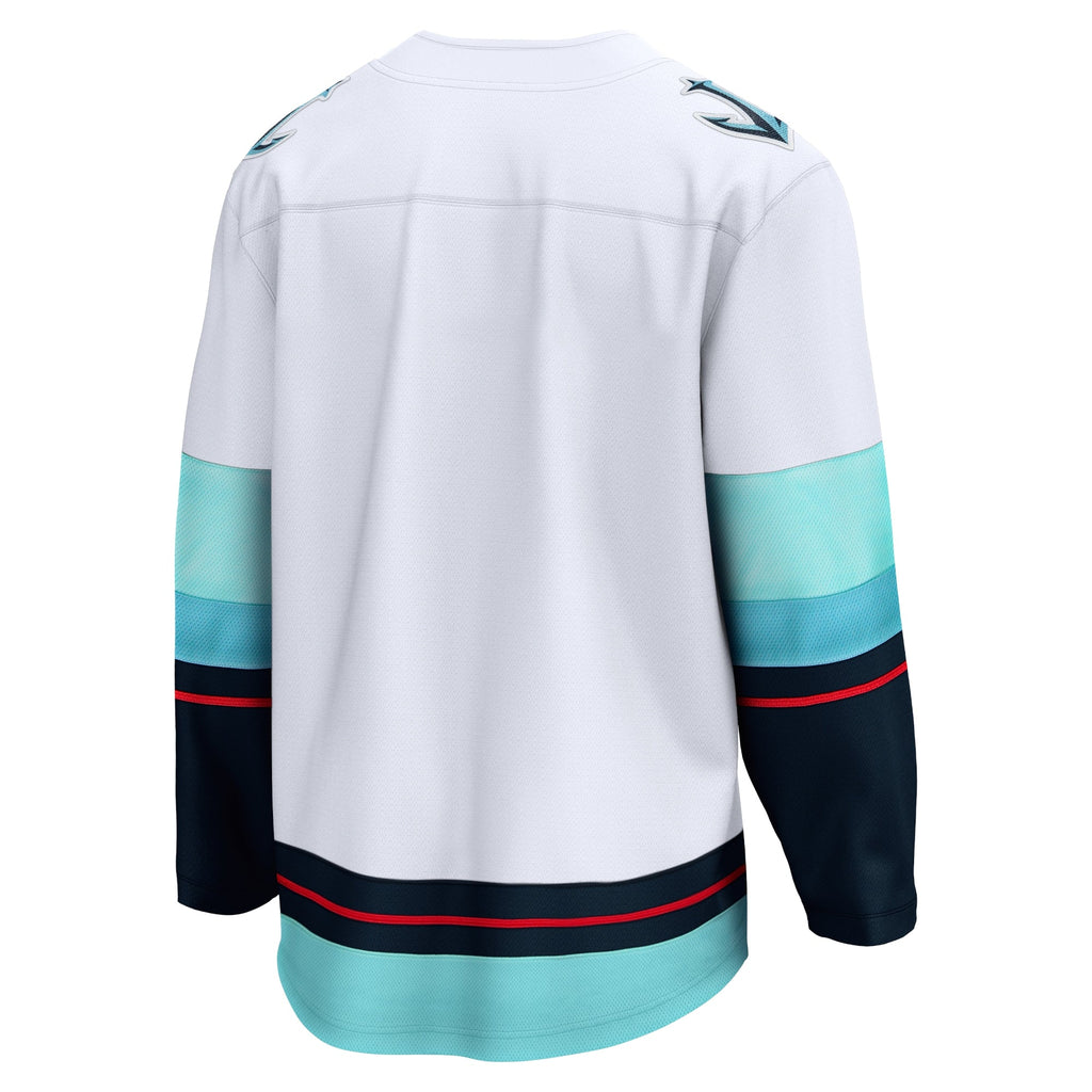 Seattle Kraken White Away Breakaway Hockey Jersey