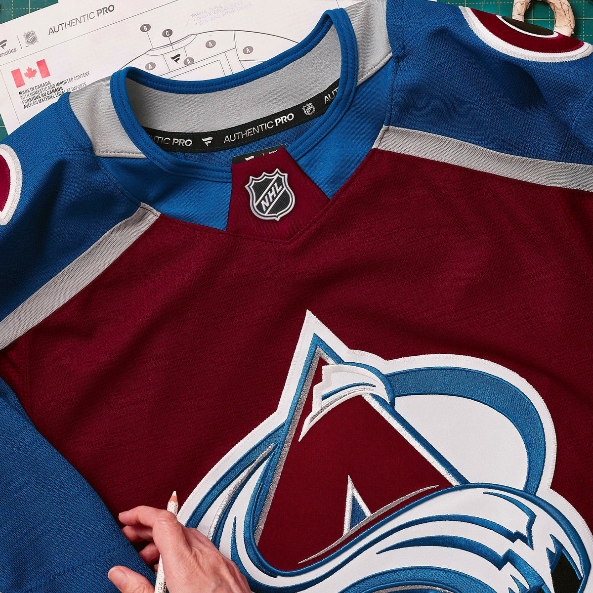 Colorado Avalanche Burgundy Home Pro Jersey