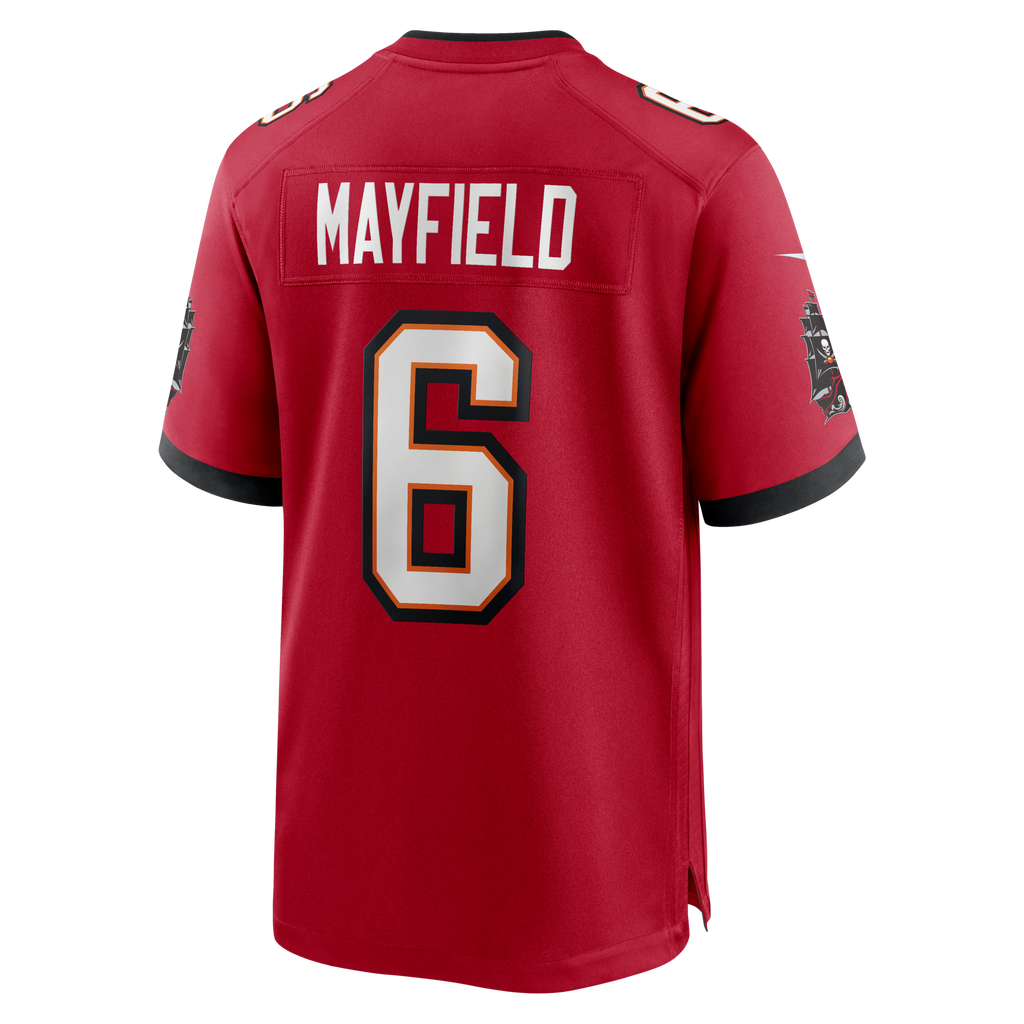 Tampa Bay Buccaneers Baker Mayfield Red Team Game Football Jersey