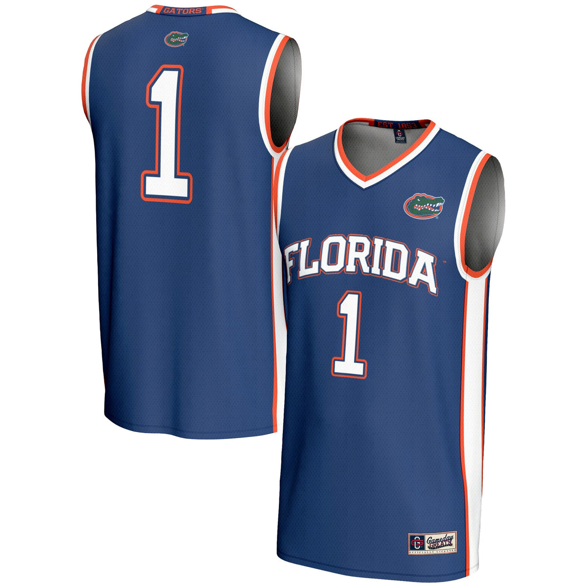 #1 Florida Gators Lightweight Basketball Jersey - Royal