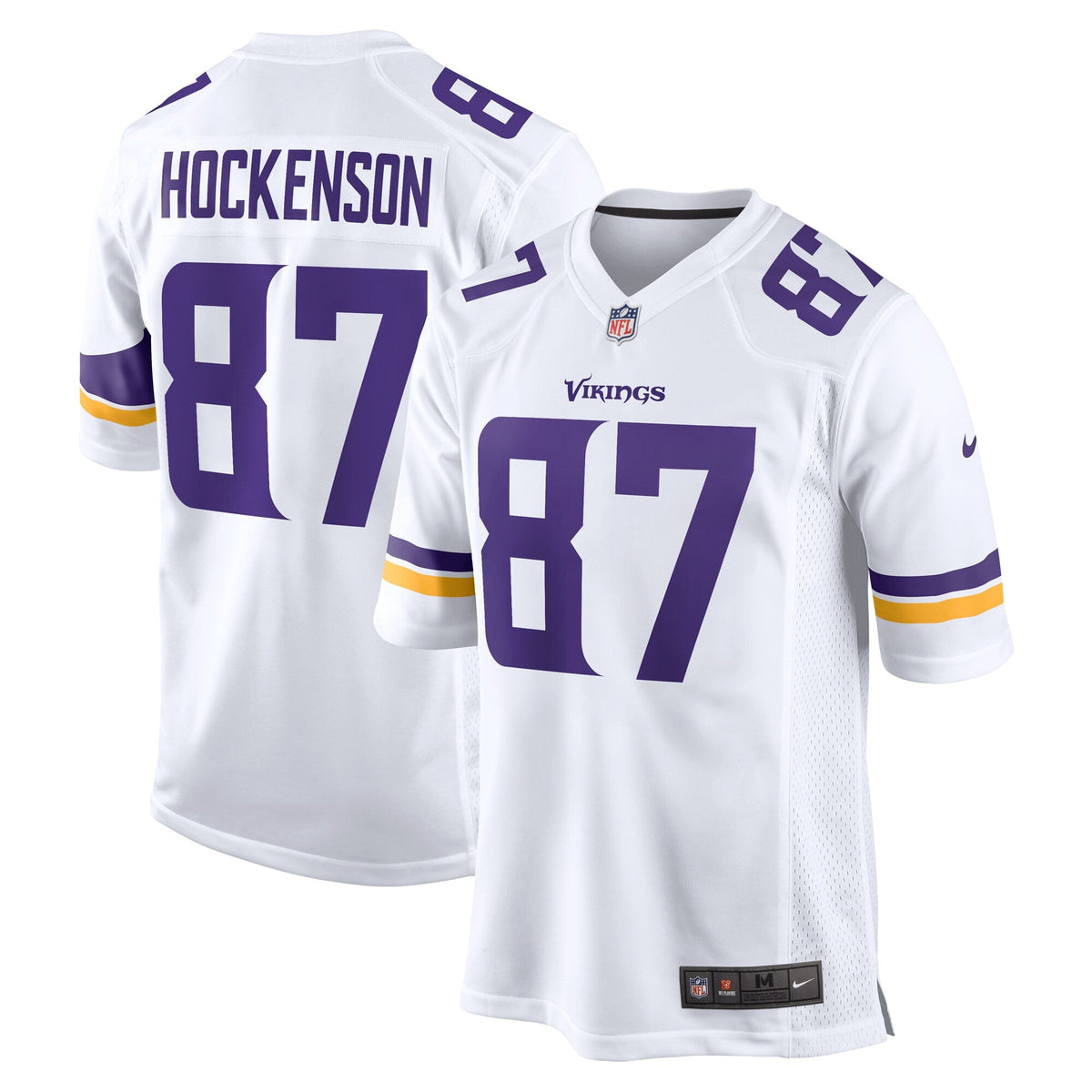 Minnesota Vikings White Game Player Football Jersey