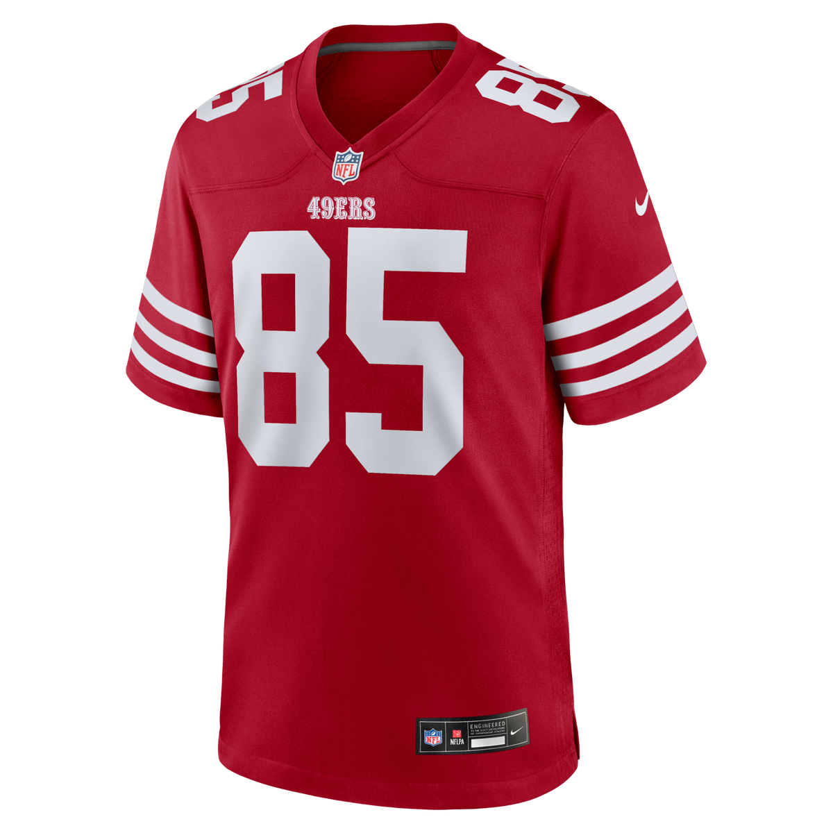 San Francisco 49ers George Kittle Scarlet Player Game Football Jersey