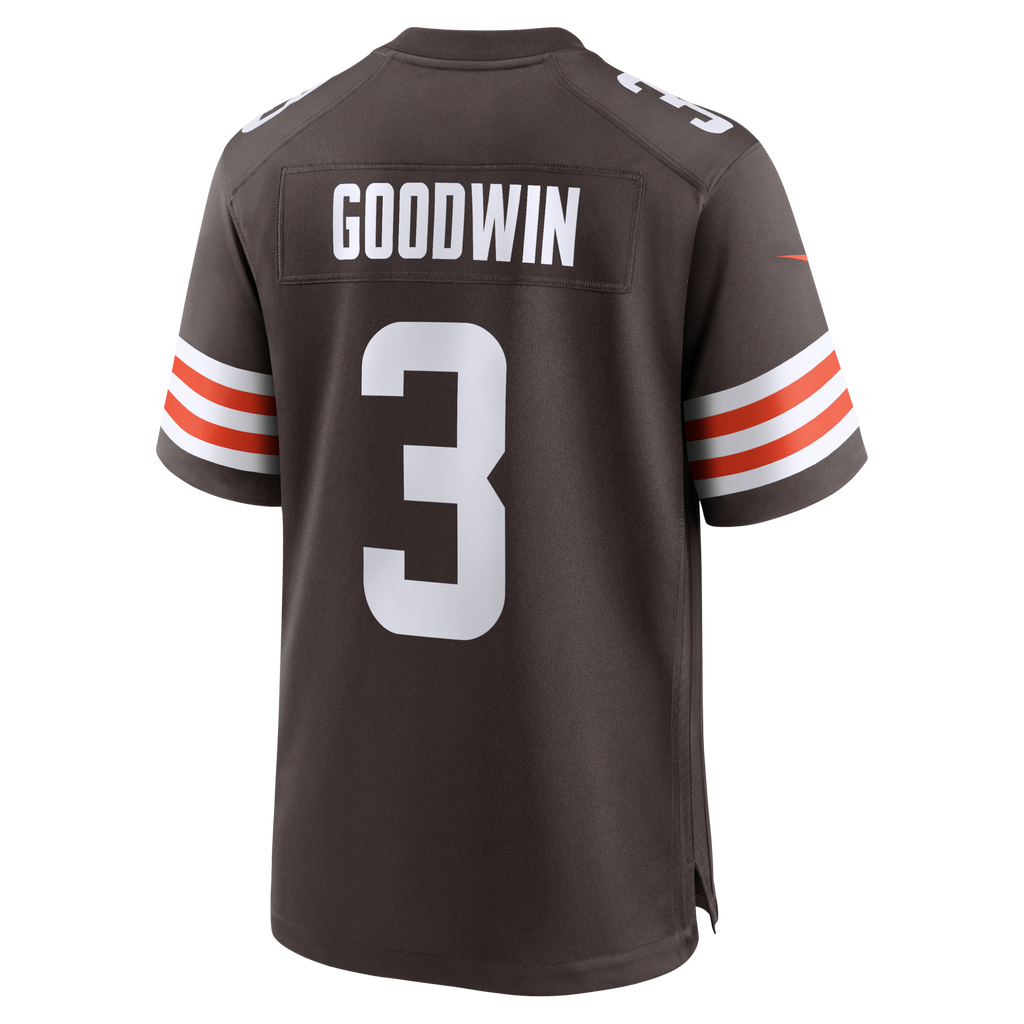 Cleveland Browns Marquise Goodwin Brown Team Game Football Jersey