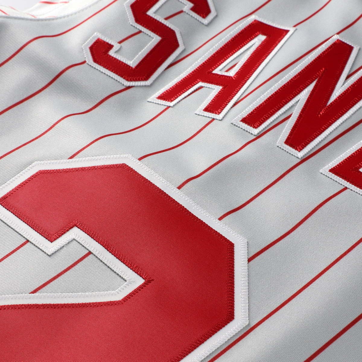 Cincinnati Reds Deion Sanders Gray 1997 Baseball Jersey