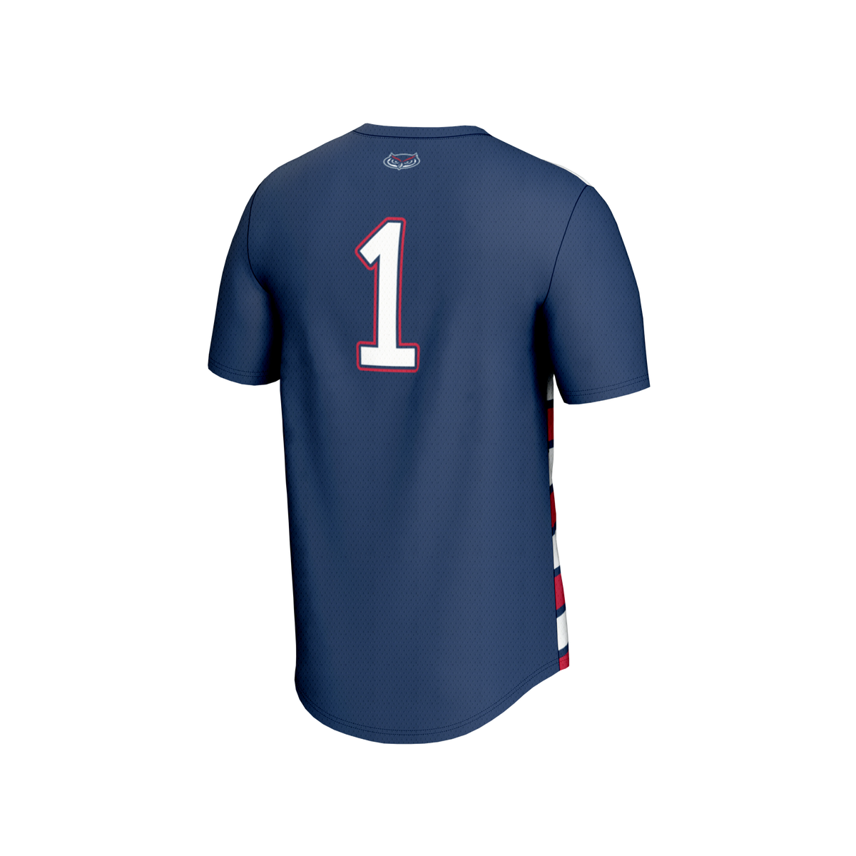 #1 Florida Atlantic Owls Lightweight Collegiate Soccer Fashion Jersey - Navy/Red