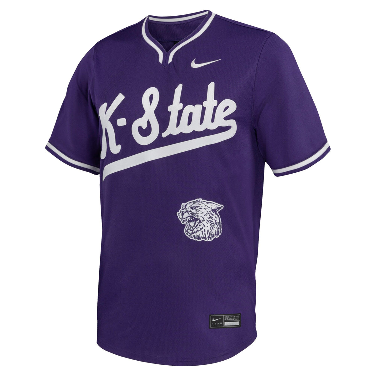 Purple Kansas State Wildcats Limited Baseball Jersey
