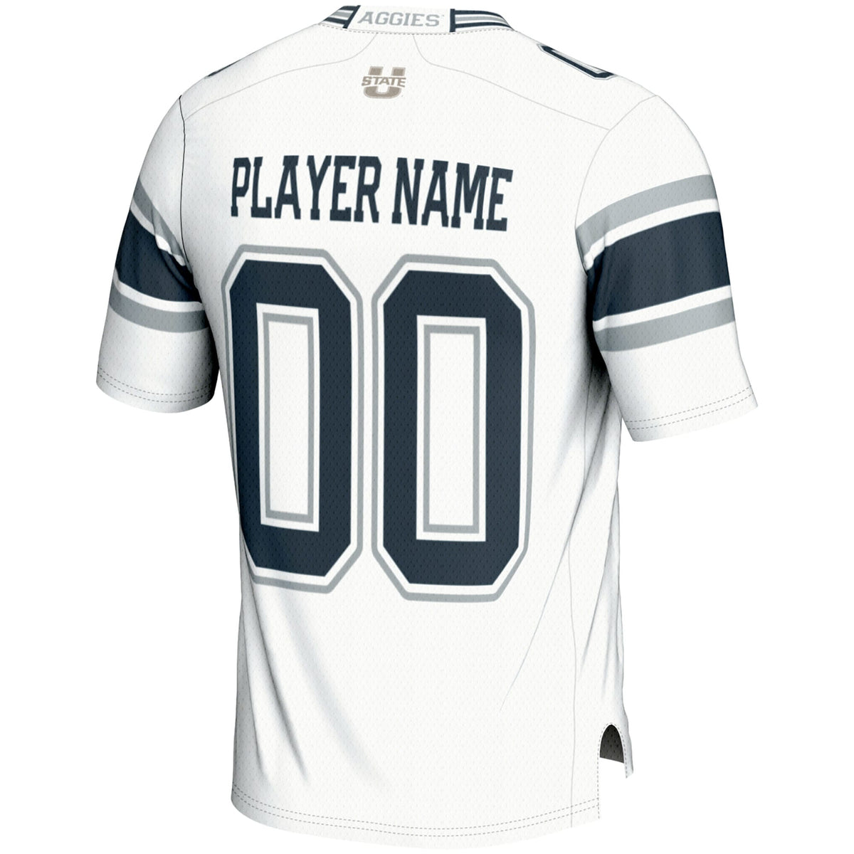 Utah State Aggies NIL Pick-A-Player Football Jersey - White