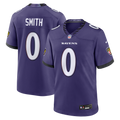 Baltimore Ravens Roquan Smith Purple Team Game Football Jersey