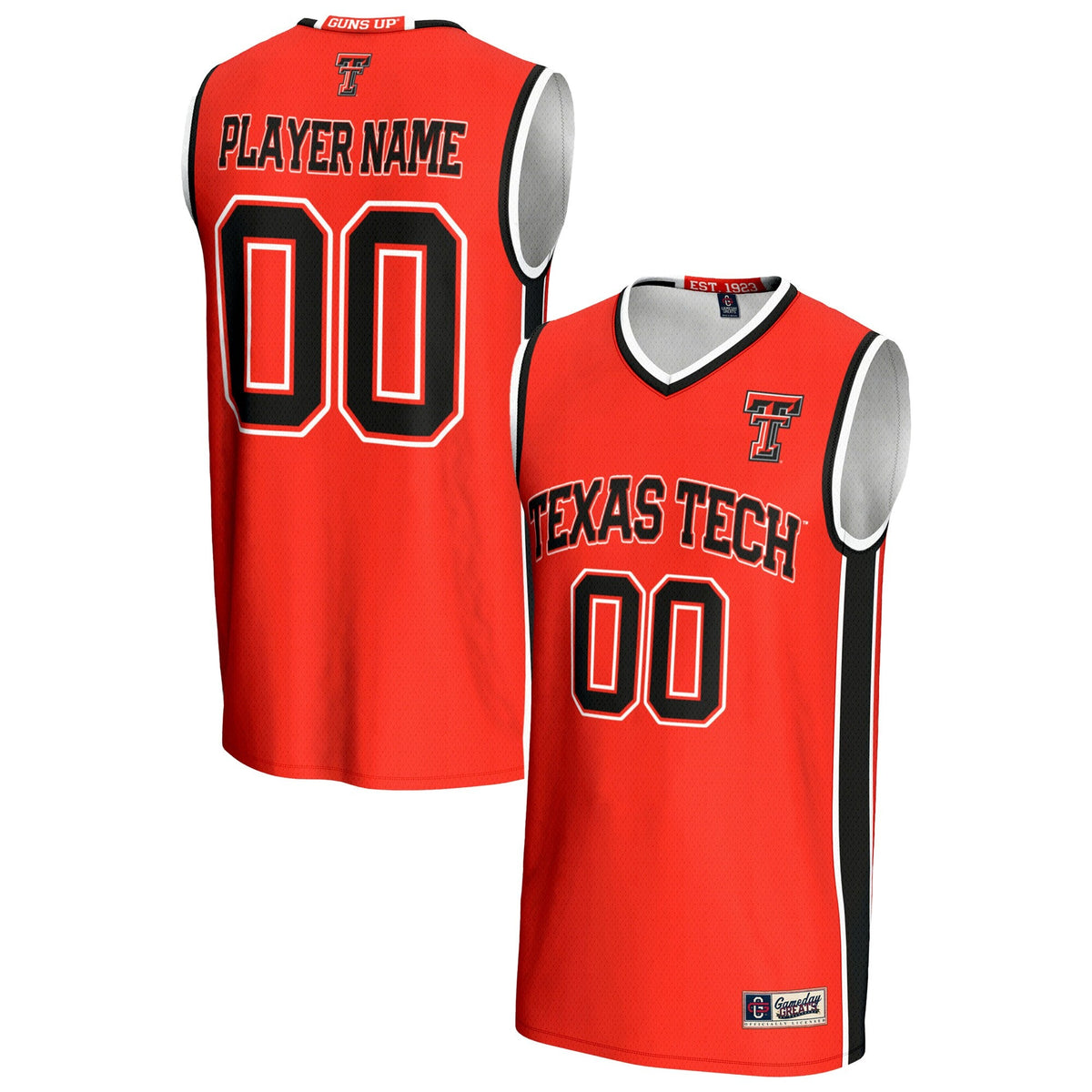 Texas Tech Red Raiders NIL Pick-A-Player Lightweight Basketball Jersey - Red
