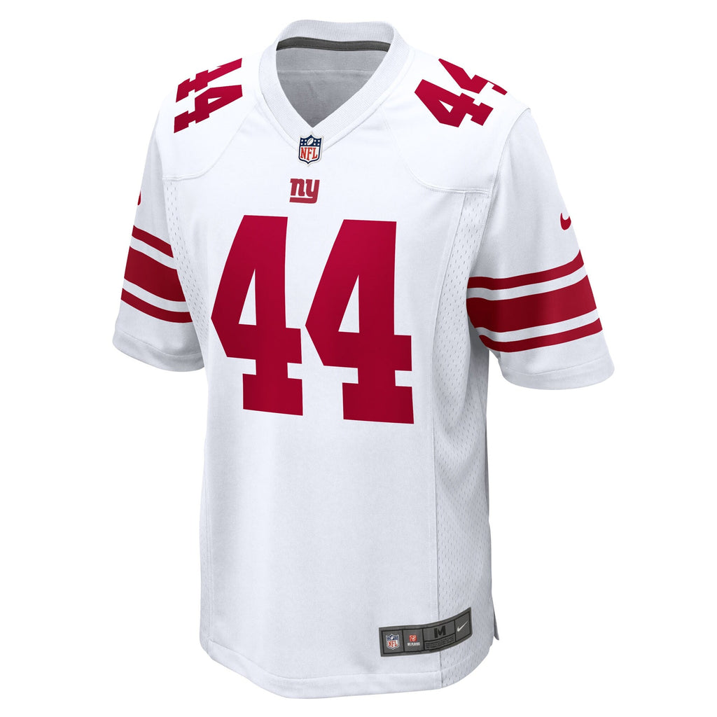 New York Giants Cam Skattebo White Game Football Jersey