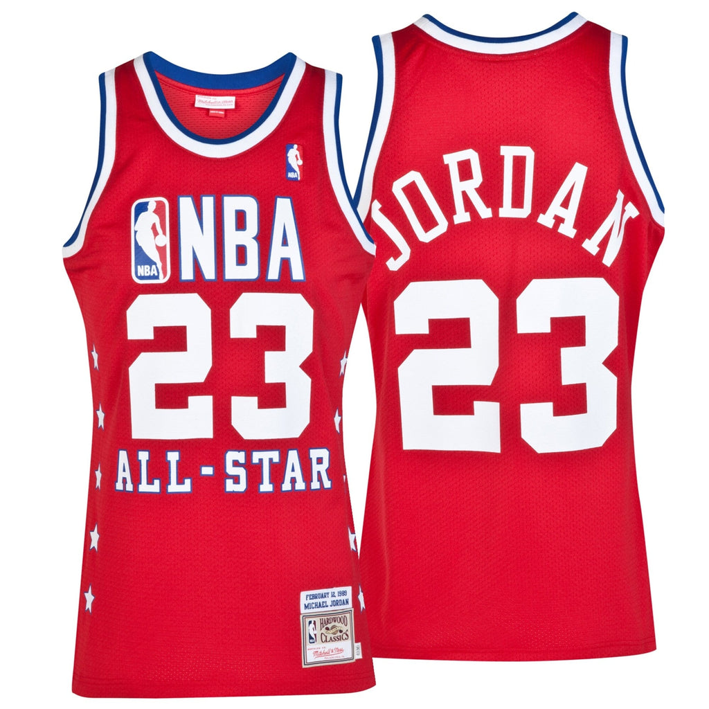 NBA All-Star East Michael Jordan 1989 Jersey - Red