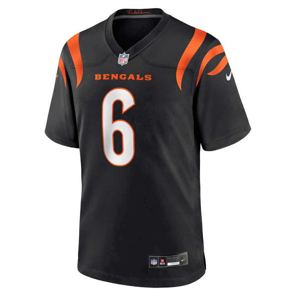Cincinnati Bengals Bryan Cook Black Team Game Football Jersey
