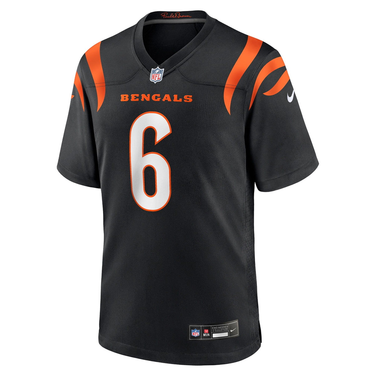 Cincinnati Bengals Bryan Cook Black Team Game Football Jersey