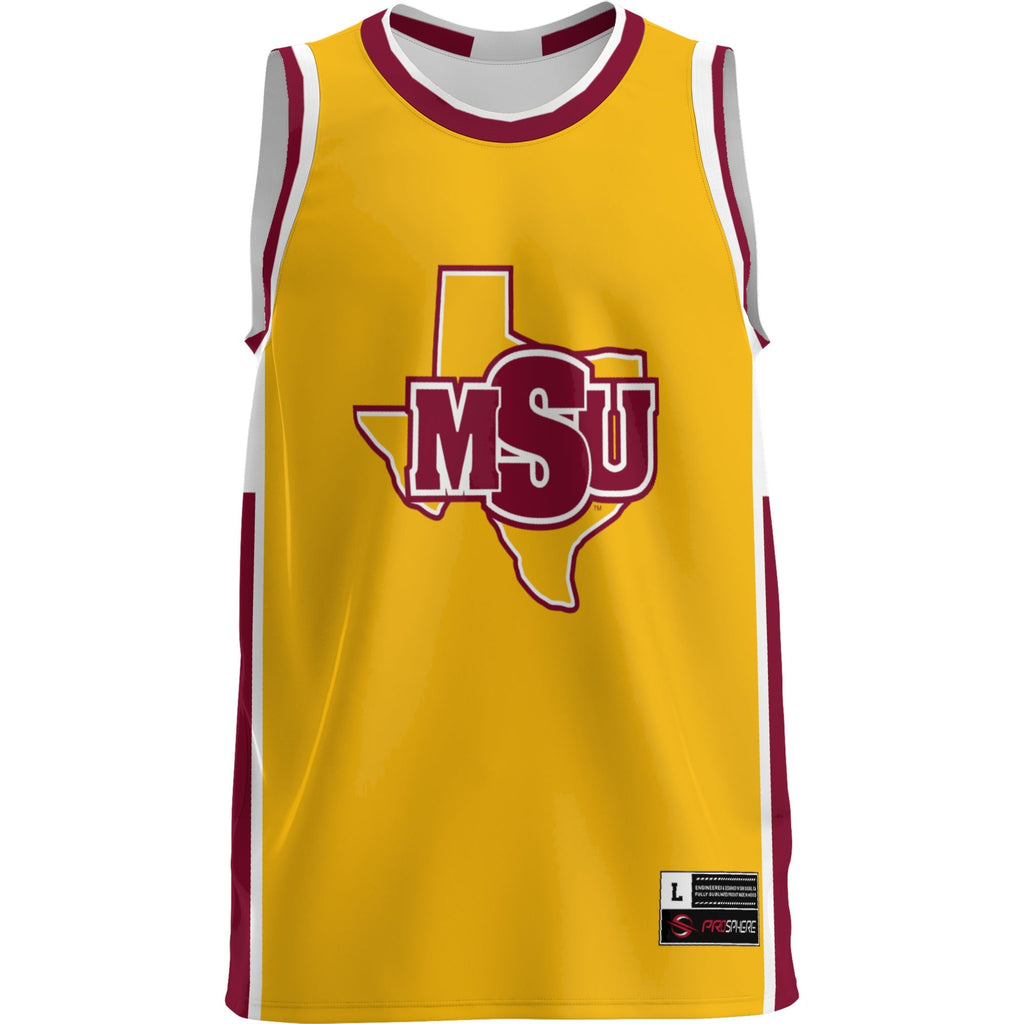 Midwestern State Mustangs Lightweight Basketball Jersey - Maroon