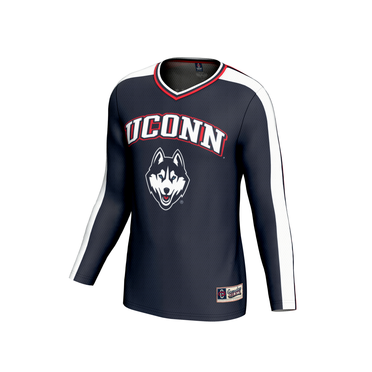 UConn Huskies NIL Pick-A-Player Lightweight Collegiate Volleyball Fashion Jersey - Navy