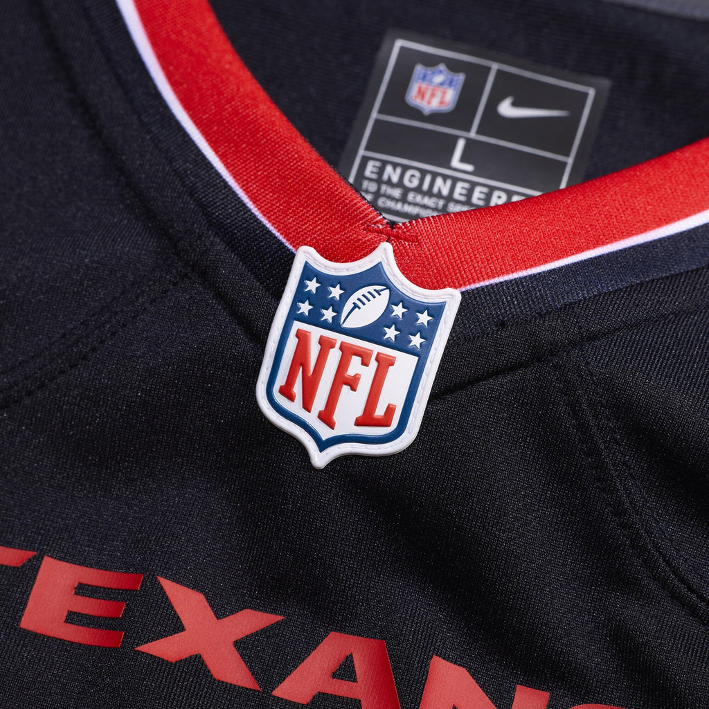 Houston Texans Justin Watson Navy Team Game Football Jersey
