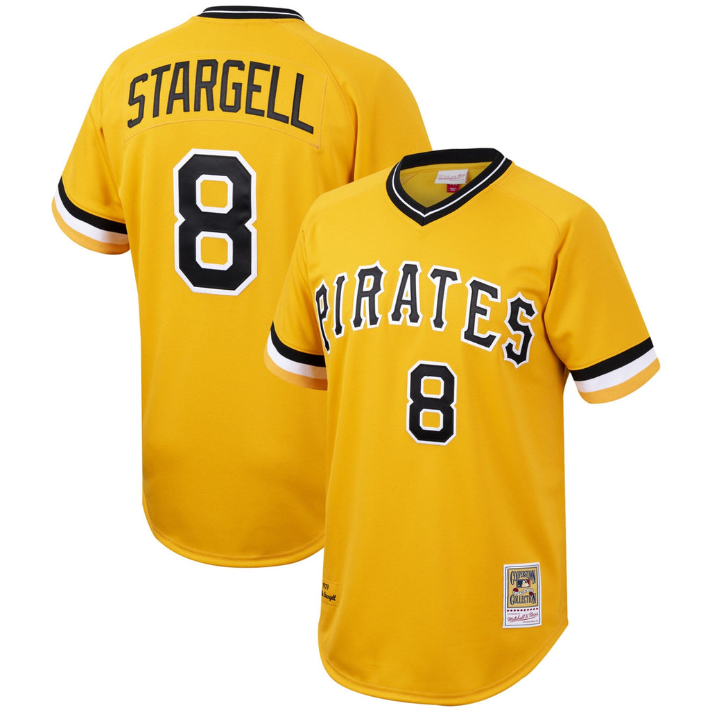Willie Stargell Pittsburgh Pirates Cooperstown Collection Baseball Jersey - Gold