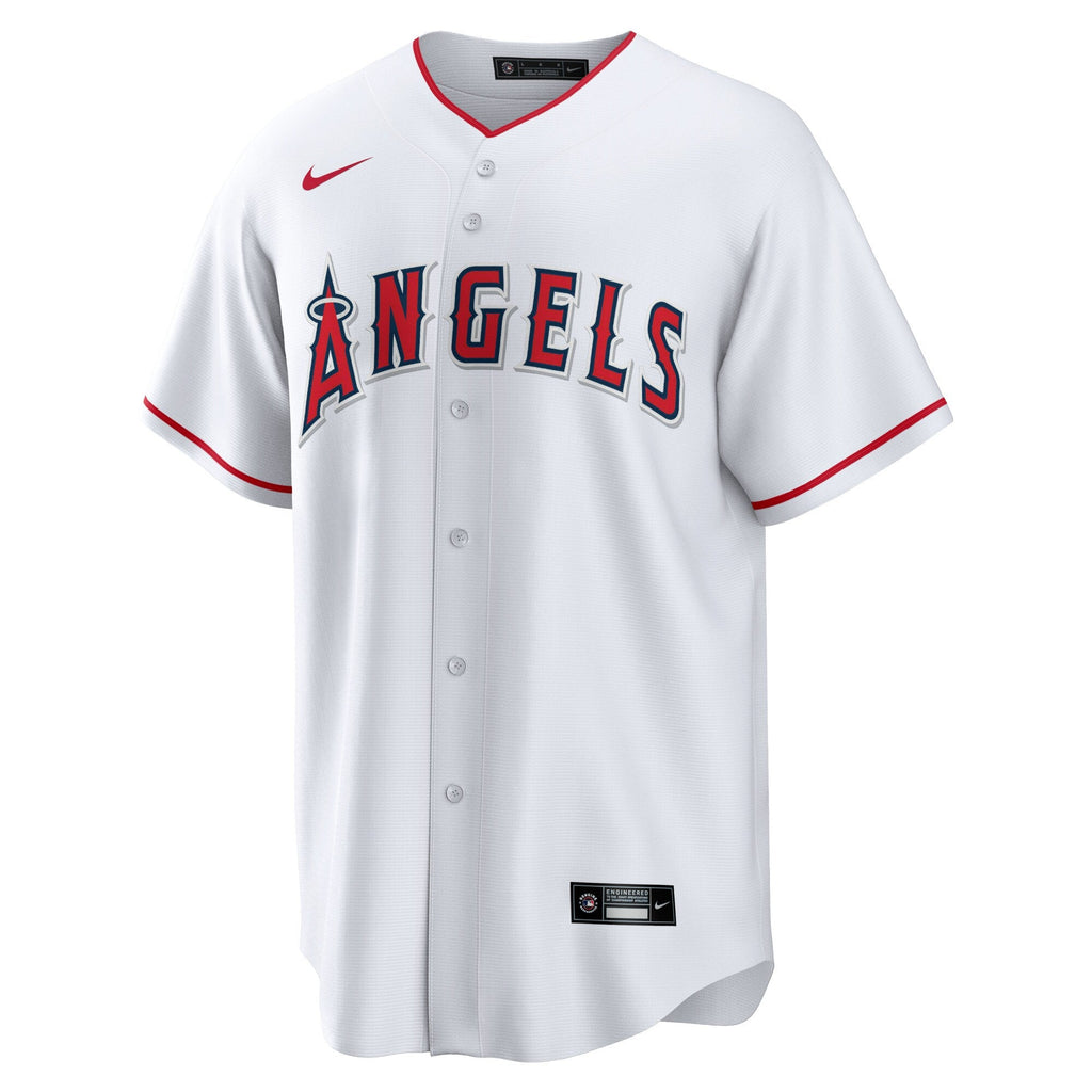 Los Angeles Angels White Home Blank Replica Baseball Jersey