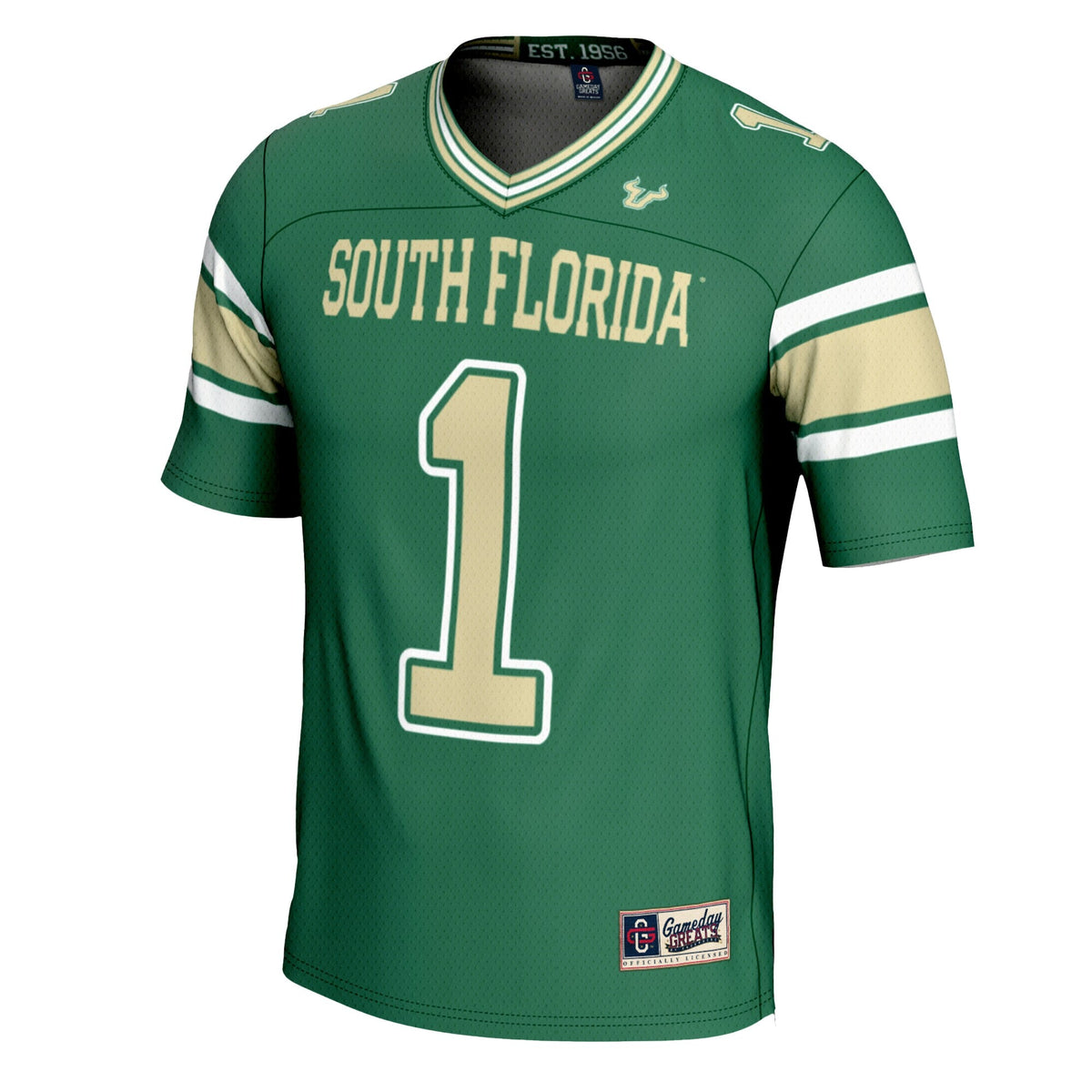 #1 Green South Florida Bulls Football Jersey