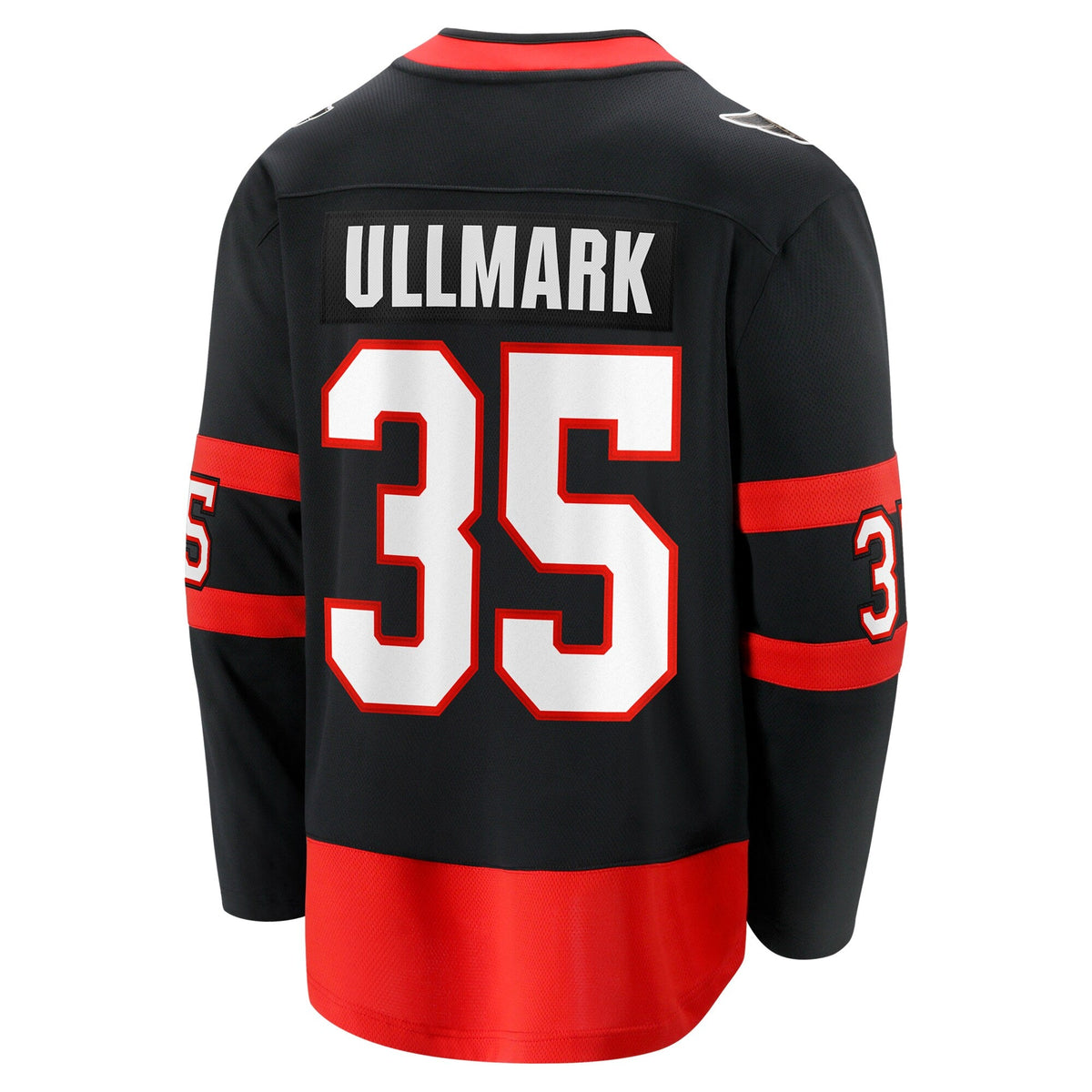 Ottawa Senators Linus Ullmark Black Home Premier Breakaway Player Hockey Jersey