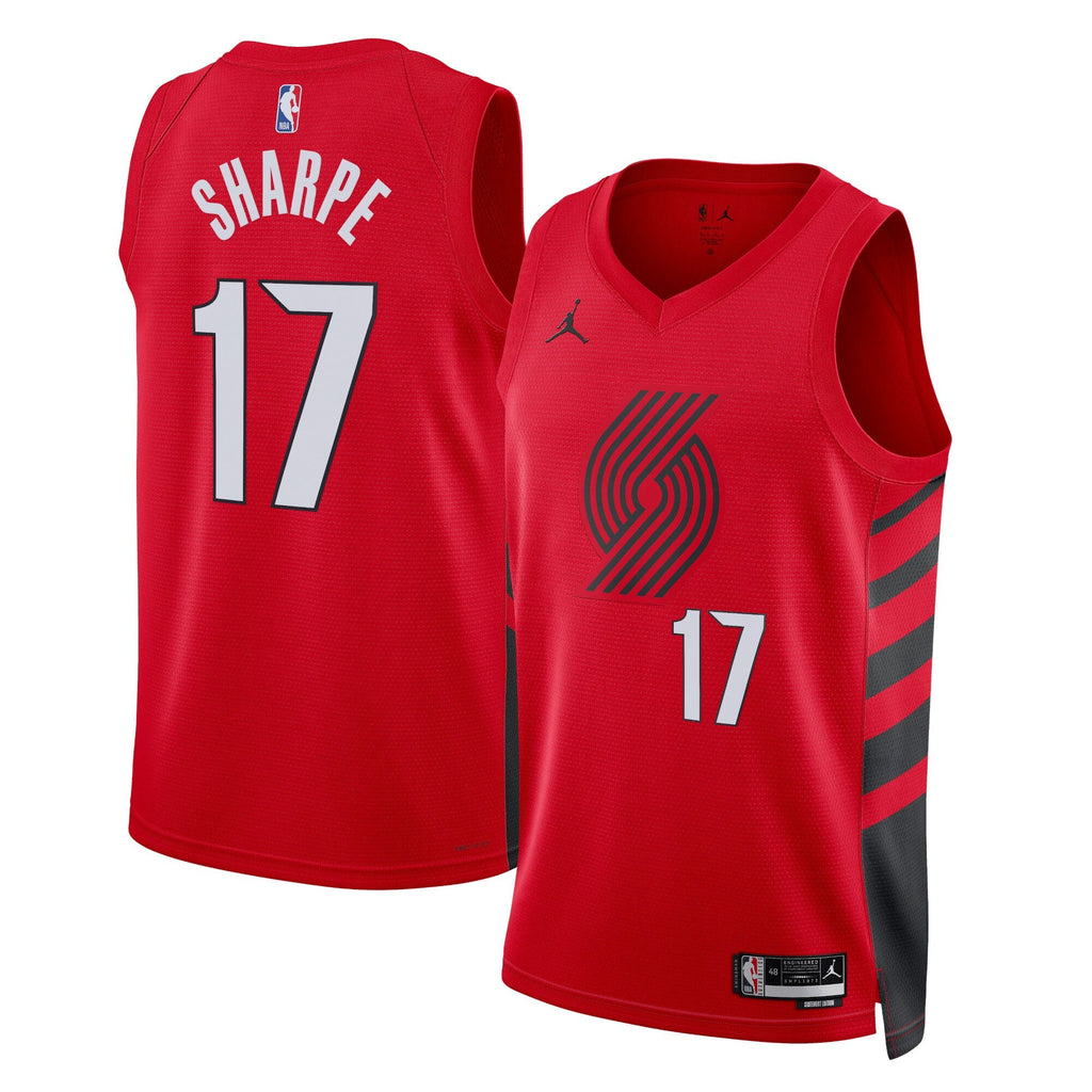 Portland Trail Blazers Statement Edition Swingman Jersey - Red - Shaedon Sharpe