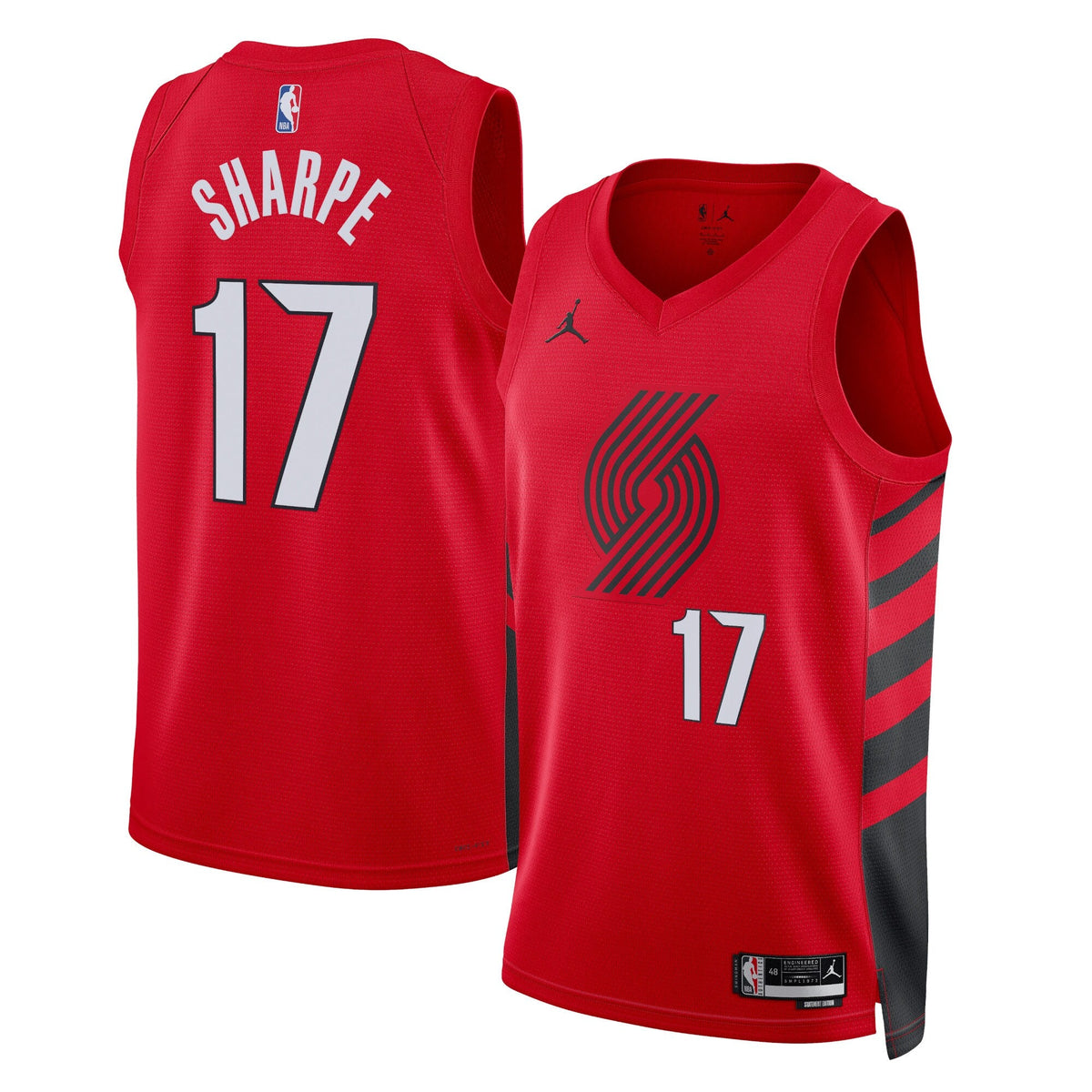 Portland Trail Blazers Statement Edition Swingman Jersey - Red - Shaedon Sharpe