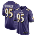 Baltimore Ravens Tavius Robinson Purple Team Game Football Jersey