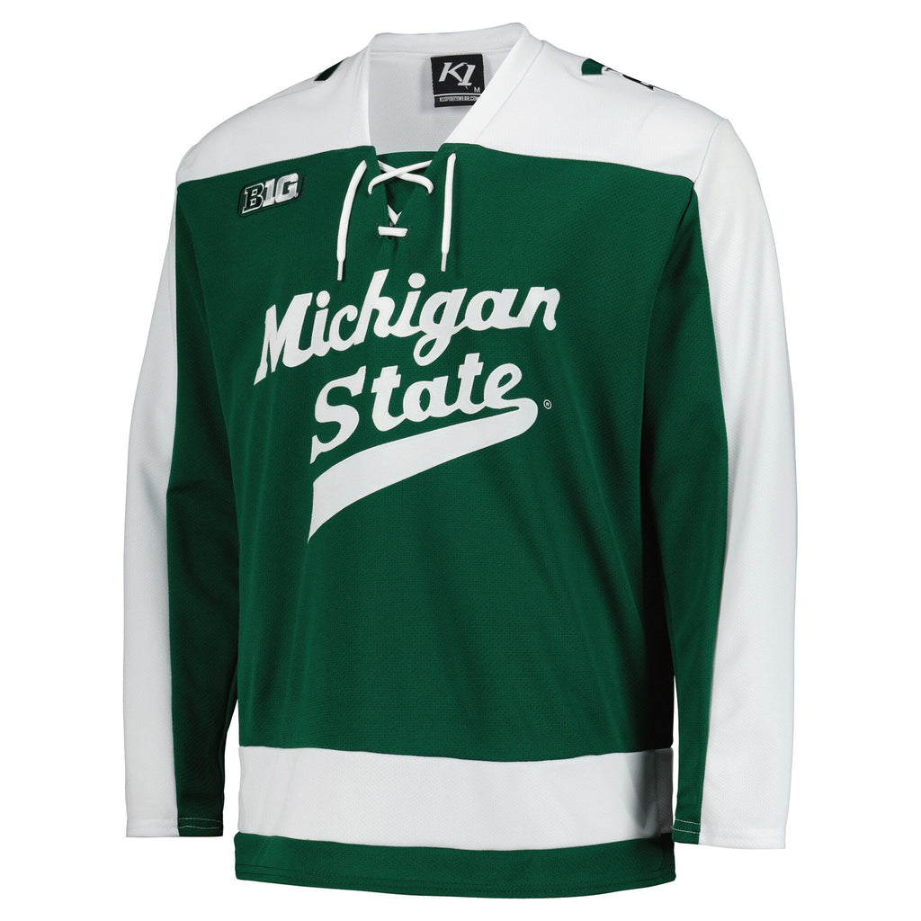 Michigan State Spartans Replica Hockey Jersey - Green