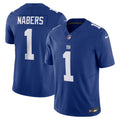 New York Giants Malik Nabers Royal Vapor F.U.S.E. Limited Football Jersey
