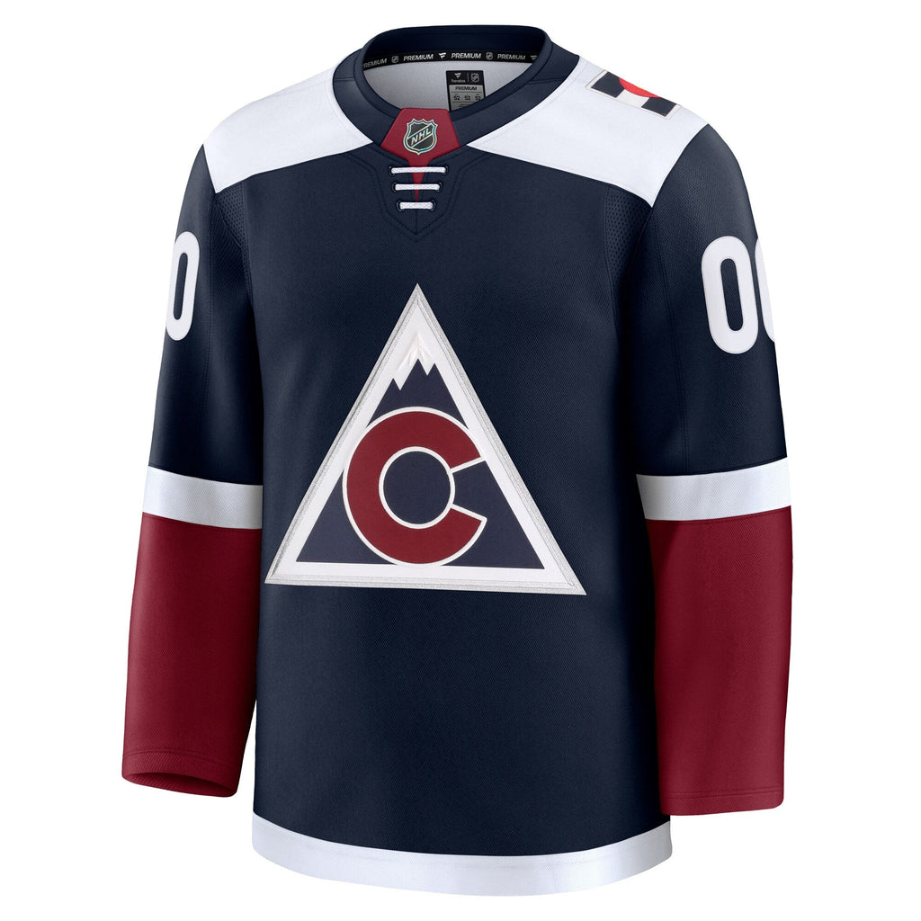 Colorado Avalanche Navy Alternate Premium Custom Jersey