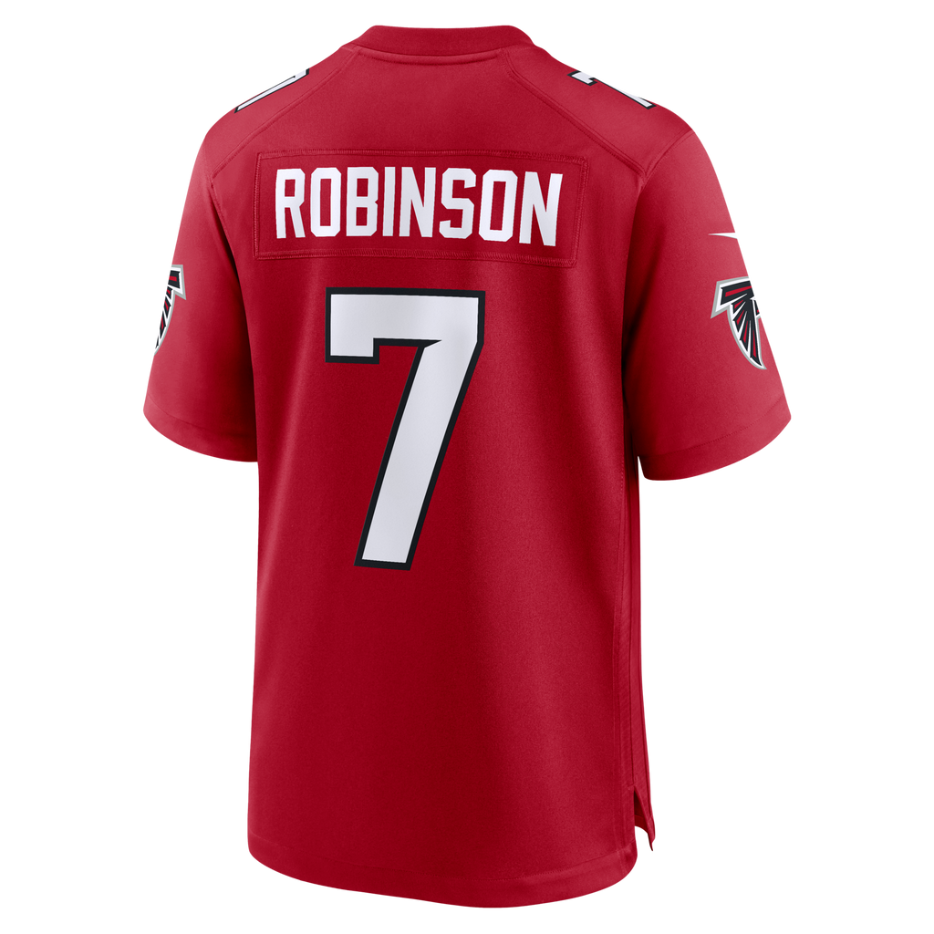 Atlanta Falcons Bijan Robinson Red Game Football Jersey