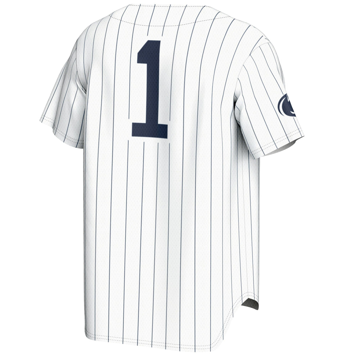 #1 White Penn State Nittany Lions Lightweight Baseball Fashion Jersey