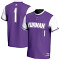 Furman Paladins Lightweight Collegiate Softball Fashion Jersey - Purple