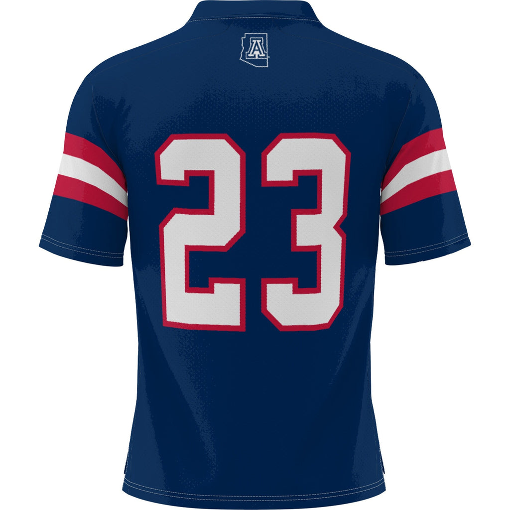 #23 Arizona Wildcats Desert Rising Football Jersey - Navy
