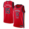 New Orleans Pelicans Statement Edition Swingman Jersey - Red - Jose Alvarado