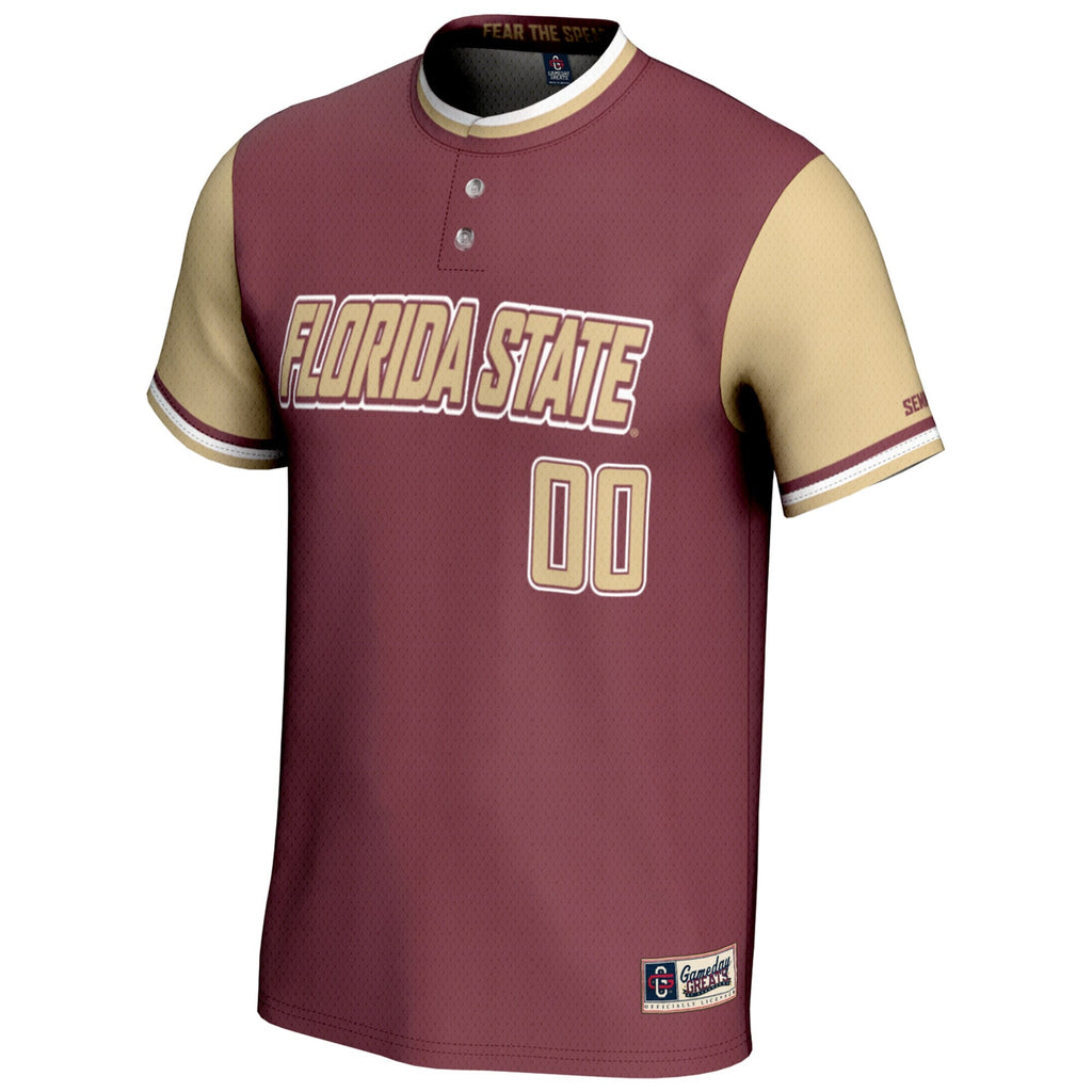 Florida State Seminoles NIL Pick-A-Player Lightweight Softball Jersey - Garnet