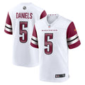Washington Commanders Jayden Daniels White Player Game Football Jersey