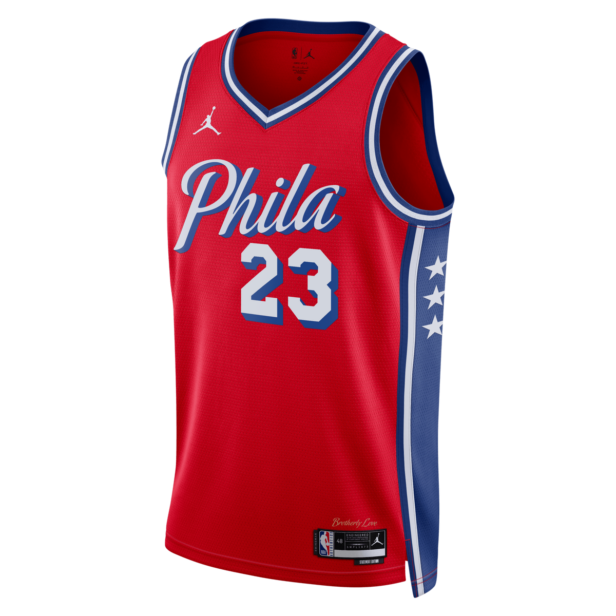 Philadelphia 76ers Statement Edition Swingman Jersey - Red - Lebron James
