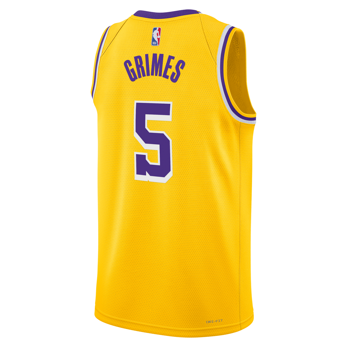 Los Angeles Lakers Icon Edition Swingman Jersey - Gold - Quentin Grimes