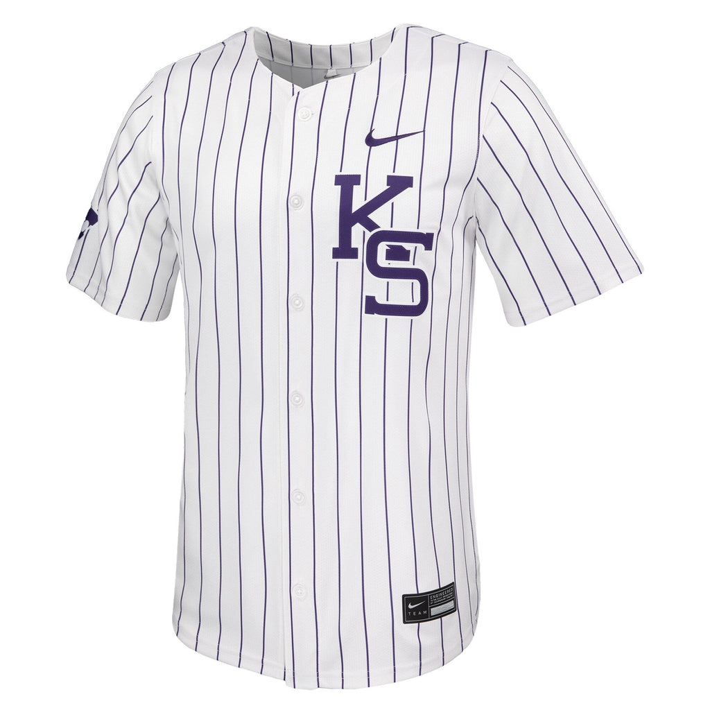 White Kansas State Wildcats Limited Baseball Jersey