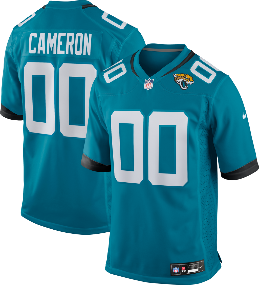 Jacksonville Jaguars Josh Cameron Teal Game Football Jersey